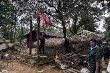 နှစ်ပေါင်း ၄၀ ခန့် တပ်စွဲထားသည့် စခန်းမှ စစ်ကောင်စီတပ် ထွက်ပြေး