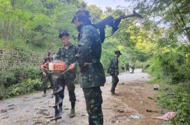 ဖားဆောင်းနှင့် ဘော်လခဲကြား စခန်းကုန်းကို ကရင်နီ တော်လှန်ရေး တပ်များ သိမ်းယူ