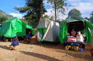 ပင်လောင်းရောက် စစ်ရှောင်များ အကူအညီလိုအပ်နေ