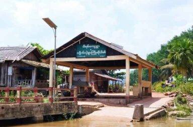 လှေဆိပ်တွင် တပ်စွဲထားသည့် စစ်ကောင်စီတပ် တိုက်ခိုက်ခံရပြီး ရွာသား ၅ ဦးကို ဖမ်းဆီးသွား