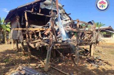 အင်းလေးတောင်ပိုင်း ရေပူကျေးရွာကို စစ်ကောင်စီက လက်နက်ကြီးများဖြင့် ပစ်