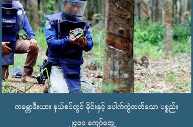ကမ္ဘောဒီးယား နယ်စပ်တွင် မိုင်းနှင့် ပေါက်ကွဲတတ်သော ပစ္စည်း ၂၄၀၀ ကျော်တွေ့   သတင်းနှင့် မီဒီယာ ကွန်ရက်။ ၂၀၂၅ ခုနှစ်၊ စက်တင်ဘာလ ၁၆ ရက်။   အပစ်ရပ် သဘောတူညီချက်ရပြီးနောက်တွင် ကမ္ဘောဒီးယား နယ်စပ်တလျောက် မိုင်းနဲ့ မပေါက်ကွဲသေးသည့် ဗုံးသီး စုစုပေါင်း ၂,၄၀၀ ကျော် တွေ့ရှိခဲ့သည်ဟု ထိုင်းနိုင်ငံ မိုင်းလှုပ်ရှားမှု စင်တာ (Thai Mine Action Center) က ပြောသည်။   ထိုင်း-ကမ္ဘောဒီးယား နယ်စပ်က Phu Makua, Chong An Ma နဲ့ Chong Bok ဧရိယာ သုံးခုကို ဩဂုတ်လ ၁၀ ရက်က ၂၃ ရက်အတွင်းနဲ့ ဩဂုတ် ၂၉ ရက်ကနေ စက်တင်ဘာလ ၁၁ ရက်နေ့အထိ ရှင်းလင်းခဲ့ရာမှာ တွေ့ရှိခဲ့ခြင်း ဖြစ်သည်ဟု ထိုင်းစစ်တပ်က ပြောသည်။   လူသတ်မိုင်းဟု ခေါ်သော Anti-personal မိုင်း ၃၄၉ လုံး၊ တင့်ဖျက်မိုင်း ၄ လုံး၊ မပေါက်ကွဲသေးသည့် ဗုံးသီး ၇၅ ခု နှင့် အသုံးမပြုရသေးသည့် ပေါက်ကွဲစေသော ပစ္စည်း ၂၀၄၂ ခု တွေ့ရှိခဲ့သည်ဟု ဆိုသည်။   ယင်း ဒေသသုံးခုသည် ထိုင်း-ကမ္ဘောဒီးယားနယ်စပ်ဖြစ်သော Si Sa Ket ခရိုင်နဲ့ Ubon Ratchathani ခရိုင်များအတွင်းတွင် တည်ရှိသည်။