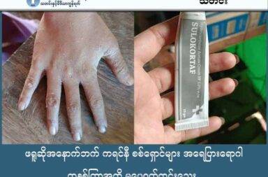 ဖရူဆိုအနောက်ဘက် ကရင်နီ စစ်ရှောင်များ အရေပြားရောဂါ တနှစ်ကြာအထိ မပျောက်ကင်းသေး သတင်းနှင့် မီဒီယာ ကွန်ရက်။ ၂၀၂၅ ခုနှစ်၊ အောက်တိုဘာလ ၁၆ ရက်။ ကရင်နီပြည်၊ ဖရူဆိုမြို့ အနောက်ဘက်ရှိ ဟူဘောမြို့နယ်ထဲက စစ်ဘေးရှောင်များတွင် အရေပြား ယားနာများ တစ်နှစ်ကြာ ဆိုးရွားစွာ ဖြစ်ပွားနေပြီး ဆေးဝါးနှင့် ကျန်းမာရေးစောင့်ရှောက်မှုများ လိုအပ်နေသည်။ ဟူဘောမြို့နယ် စစ်ဘေးရှောင်စခန်းများတွင် အရေပြားယားနာ ပြဿနာ တစ်နှစ်ကြာလာသည့်တိုင် မပျောက်ဘဲ ပိုမိုဆိုးရွားလာသည်ဟု ဆိုသည်။ ဟားမူစစ်ရှောင်စခန်းတွင် နေထိုင်သည့် အမျိုးသမီးတစ်ဦးက “ဆေးလိမ်းရရင်တော့ နည်းနည်းသက်သာတယ်။ ဆေးမလိမ်းရရင်တော့ တစ်ညလုံး ကုတ်ရတော့ အိပ်ရေးပျက်ရတယ်။ အခုဆို အမာရွတ်တွေ ထတဲ့ဟာလည်း ထ၊ အသစ်ဖြစ်တဲ့ဟာတွေလည်းဖြစ်နေတယ်။ မွေးကင်းစတွေဖြစ်တဲ့ဟာ တအားဆိုးတယ်။ ခြေဖဝါး လက် ဖဝါးကြား၊ လက်သည်းကြားမှာ ဖြစ်ပြီး လက်သည်းတွေ ကွာတဲ့အထိ ဖြစ်ကြတယ်” ဟု လက်ရှိ အခြေအနေ ကို ပြောပြသည်။ ဟူဘောမြို့နယ်ရှိ စစ်ဘေးရှောင်များနှင့် ဒေသခံပြည်သူများအကြား အရေပြားယားနာ ဖြစ်ပွားမှုသည် လွန်ခဲ့ သည့်နှစ် အောက်တိုဘာလ ကတည်းက စတင်ခဲ့ပြီး ယခုလက်ရှိအချိန်အထိ မပျောက်ကင်းဘဲ ပိုမိုဆိုးရွားစွာ ခံစားနေရကြောင်း စစ်ဘေးရှောင်များက ပြောသည်။ ၎င်းတို့သည် ဆေးဝါးနှင့် ကျန်းမာရေးစောင့်ရှောက်မှုများ အရေးတကြီး လိုအပ်နေသည်။ ဟူဘောမြို့နယ်၊ ကေကောအုပ်စုရှိ ဟားမူစစ်ရှောင်စခန်းတွင် နေထိုင်သူများ၏ ပြောပြချက်အရ အရေပြား ယားနာများသည် လူကြီး၊ လူငယ်နှင့် ကလေးအားလုံး၏ ခန္ဓာကိုယ်အနှံ့တွင် ဖြစ်ပွားနေပြီး အထူးသဖြင့် ၁၈ နှစ်အောက် ကလေးငယ်များမှာ ပိုမိုဆိုးရွားစွာ ခံစားရသည် ဟုဆိုသည်။ ဟားမူစစ်ရှောင်စခန်းတွင် အိမ်ထောင်စု ၂၅ စုခန့်ရှိပြီး ယားနာအတွက် SULOKORTAF (hydrocortisone acetate cream) တံဆိပ်ပါ လိမ်းဆေးကို လိမ်းပါက သက်သာလာသည်ဟု ဆိုသည်။ သို့သော် ထိုဒေသတွင် အဆိုပါလိမ်းဆေးကို ရရှိရန် ခက်ခဲနေသည်။ အရေပြားယားနာအတွက် လိမ်းဆေး (Skinner) တစ်ဗူးလျှင် ကျပ် ၁၀,၀၀၀ ခန့် ပေးရပြီး ယားနာက ခန္ဓာကိုယ် တစ်ခုလုံးတွင် ဖြစ်ပွားနေသည့်အတွက် ဆေးတစ်ဗူးမှာ လူတစ်ဦးအတွက် တစ်ကြိမ်စာ လိမ်းရန်သာ ရှိသည်။ ထို့ကြောင့် ဆေးဆက်တိုက် လိမ်းနိုင်ရန် ငွေကြေးမတတ်နိုင်သည့် ပြဿနာများနှင့် ရင်ဆိုင်နေရကြောင်း စစ်ရှောင်အမျိုးသမီး တစ်ဦးက ရှင်းပြသည်။ ယားနာသည် ကြာရှည်စွာ ဖြစ်ပွားပါက ကျောက်ကပ်ထိပါ ထိခိုက်နိုင်သည်ဟု ကျန်းမာရေးဆိုင်ရာ သတိပေး ချက်များတွင် ကြားသိရခြင်းကြောင့် စိုးရိမ်ပူပန်မှုများလည်း ရှိနေသည်။ “အရင်တလောကဆို ကလေးတွေ ယားနာဖြစ်၊ တစ်ကိုယ်လုံး ဖောရောင်ပြီးတော့မှ ဆီးသွားတဲ့အခါမှာ ဆီးတွေနီတဲ့အထိ ဖြစ်သွားလို့ ဆေးရုံပို့ရတယ်” ဟုလည်း စစ်ရှောင်အမျိုးသမီးက ပြောသည်။ ကေကောအုပ်စုထဲတွင် ကျန်းမာရေးဆေးပေးခန်း ရှိသော်လည်း ဆေးဝါးမစုံလင်ခြင်းနှင့် ကျန်းမာရေးဝန်ထမ်း ပုံမှန်မရှိခြင်းတို့ကြောင့် စစ်ရှောင်များမှာ လမ်းပန်းဆက်သွယ်ရေး ခက်ခဲသည့်ကြားမှ ဟိုယာမြို့နယ်ရှိ ဆေးရုံ အထိ သွားရောက်ပြသနေရသည်။ ဟားမူကျေးရွာရှိ စစ်ရှောင်နှင့် ဒေသခံများအပါအဝင် ကေကော၊ ဖားဝေနှင့် ချီဘာခေါကျေးရွာတို့တွင်လည်း ယားနာများ ဆိုးရွားစွာ ဆက်လက်ဖြစ်ပွားနေကြောင်း ကေကောအုပ်စုနှင့် ရော်ဒေါ်ခေါအုပ်စုရှိ စစ်ဘေးရှောင် များအား ကူညီပေးနေသည့် စေတနာ့ဝန်ထမ်းအမျိုးသမီးတစ်ဦးက အတည်ပြု ပြောသည်။ စစ်ရှောင်ကာလ ကြာလာသည်နှင့်အမျှ လမ်းပန်းဆက်သွယ်ရေး ခက်ခဲသည့် ဟားမူစစ်ဘေးရှောင်စခန်းတွင် အဖက်ဖက်မှ လိုအပ်ချက်များ ရှိနေပြီး လတ်တလောတွင် မိုးကာ၊ အရေးပေါ် ယားနာပျောက်ဆေး နှင့် အခြားသော ဆေးဝါးများပါ လိုအပ်နေကြောင်း စစ်ဘေးရှောင်များက အကူအညီများ တောင်းခံထားသည်။      