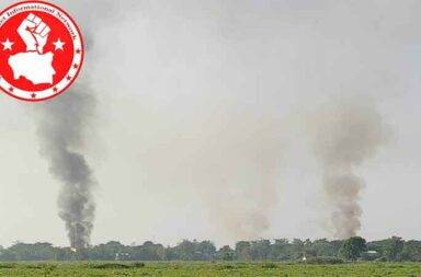 စစ်ကော်မရှင်က ဝက်လက် အနောက်ခြမ်း ကျေးရွာ ၇ ရွာ မီးရှို့ဖျက်ဆီး သတင်းနှင့် မီဒီယာ ကွန်ရက်။ ၂၀၂၅ ခုနှစ်၊ နိုဝင်ဘာလ ၇ ရက်။ စစ်ကော်မရှင် တပ် စစ်ကြောင်းများ အပြင်းအထန် ထိုးဝင်လာနေသည့် စစ်ကိုင်းတိုင်း၊ ဝက်လက်မြို့နယ် အနောက်ခြမ်း၌ တစ်ပတ်အတွင်း ကျေးရွာပေါင်း ၇ ရွာ မီးရှို့ခံလိုက်ရသည်။ ဝက်လက်မြို့နယ် အနောက်ခြမ်းကို စစ်ကော်မရှင်တပ်က အင်အား အလုံးအရင်းဖြင့် စစ်ကြောင်းထိုး ဝင်ရောက် စီးနင်းရာ တစ်ပတ်အတွင်း ကျေးရွာ ၇ ရွာကို မီးရှို့ဖျက်ဆီးခဲ့သည် ဟု Wetlet Informational Network (WIN) (ဝက်လက် သတင်း ကွန်ရက်) က ထုတ်ပြန်သည်။ တော်လှန်ရေး အင်အားစုများ အားကောင်းသည့် ဝက်လက် အနောက်ဘက်ခြမ်းကို စစ်တပ်က တစ်နှစ်ဝန်းကျင် ခန့် စစ်ကြောင်းထိုးခြင်း မရှိခဲ့ရာမှ ယခုတစ်ကြိမ် စစ်ရေးလှုပ်ရှားမှုကြောင့် ဒေသခံ သောင်းနှင့်ချီ၍ ဘေးလွတ် ရာသို့ ထွက်ပြေးတိမ်းရှောင်နေကြရသည်။ နိုဝင်ဘာလ ၁ ရက်နေ့မှ စတင်ကာ ဆားတောင်မြို့နှင့် ရွှေဘိုမြို့အခြေစိုက် စစ်ကော်မရှင် စစ်ကြောင်းက အင်အား ၄၀၀ ကျော်ဖြင့် စစ်ကြောင်း နှစ်ကြောင်းခွဲကာ ဝက်လက်မြို့နယ် အနောက်ဘက်ခြမ်းသို့ စစ်ရေး လှုပ်ရှားမှုများ ပြုလုပ်ခဲ့ခြင်း ဖြစ်သည်။ အဆိုပါ စစ်ကြောင်းနှစ်ကြောင်းသည် နိုဝင်ဘာလ ၄ ရက်နေ့တွင် တမာကုန်း၊ ရွာတော်ကုန်း၊ တံတားဦး၊ ထုံးဘို ကျေးရွာများ၊ နိုဝင်ဘာလ ၅ ရက်နေ့တွင် စစ်ဘေးရှောင်နေအိမ်များ၊ မူးကြီးကျေးရွာ တို့အပြင် နိုဝင်ဘာလ ၆ ရက်နေ့က မြင်တော်ကျေးရွာတို့ကိုပါ စီးနင်းမီးရှို့ဖျက်ဆီးခဲ့ကြောင်း မြေပြင်သတင်းရင်းမြစ်က ပြောသည်။ စစ်ကော်မရှင်တပ်၏ စစ်ကြောင်းထိုးလာရခြင်းနှင့် ပတ်သက်၍ ဒေသခံတစ်ဦးက “ကျနော်တို့အင်အားစုက ရွာသာကြီးအထိုင်ကို ဝင်ရောက်သိမ်းပိုက်တဲ့ အခါကျတော့ ကျနော်တို့ဘက်က လိုအပ်ချက်တွေကြောင့် မသိမ်းနိုင်သေးဘူး။ အဲ့ချိန်မှာ သူတို့က အင်အားဖြည့်ပြီးတော့ နယ်မြေပတ်ရှင်းတယ်။ ပြီးတော့ ရွာတွေကို မီးရှို့တယ်။ အဲ့လို ယူဆပါတယ်” ဟု ပြောသည်။ ပြီးခဲ့သည့် အောက်တိုဘာလ ဒုတိယအပတ်တွင် ဝက်လက်မြို့နယ် ရွာသာကြီးကျေးရွာတွင် အထိုင်ချထားသည့် စစ်ကော်မရှင်တပ်နှင့် တော်လှန်ရေး အင်အားစုများအကြား တိုက်ပွဲများ ပြင်းထန်စွာ ဖြစ်ပွားခဲ့ရာ စစ်တပ်ဘက် က လေကြောင်းတိုက်ခိုက်မှုများ ပြုလုပ်ခဲ့သေးသည်။ အဆိုပါတိုက်ပွဲ အပြီးတွင် စစ်ကော်မရှင်တပ်က Mi-17 ထောက်ပို့ရဟတ်ယာဥ်များ အသုံးပြုကာ ရွာသာကြီး ကျေးရွာရှိ အထိုင်စခန်းကို အင်အားဖြည့်တင်းမှုများ ပြုလုပ်ခဲ့သည်ဟု တော်လှန်ရေး အင်အားစုများက ပြော သည်။ ဒေသခံများ၏ ပြောပြချက်အရ ဝက်လက် အနောက်ခြမ်းဒေသသည် တော်လှန်ရေးအင်အားစုများ လွှမ်းမိုးထား သော ဧရိယာ ဖြစ်သည်။ ဒေသခံတစ်ဦးက “အနောက်ခြမ်းက စစ်ကြောင်းမထိုးတာကြာပြီ တစ်နှစ်ဝန်းကျင်လောက်ရှိပြီ။ ဒီနှစ်ထဲမှာ တော့ ဒါပထမဆုံးဘဲ။ ဒီမှာက ကျနော်တို့တွေက စိုးမိုးထားတာ၊ သူတို့က အထိုင်ဘဲရှိတာ အထိုင်ကနေ ဘယ်မှ မထွက် ဘူး” ဟု ပြောသည်။ ယခုတစ်ကြိမ် စစ်ကြောင်းထိုးမှုကြောင့် ကျေးရွာပေါင်း ၂၀ ခန့် မှ အရပ်သားများ ဘေးလွတ်ရာသို့ ထွက်ပြေး တိမ်းရှောင် နေကြရသည်။ စစ်ကော်မရှင်တပ်သည် လာမည့် ဒီဇင်ဘာလတွင် ပြုလုပ်မည့် အပိုင်း (၁) ရွေးကောက်ပွဲ အတွက် ကျင်းပမည့် မြို့နယ် ၁၀၂ မြို့နယ်ကို ထုတ်ပြန်ထားရာ စစ်ကိုင်းတိုင်းမှ မြို့နယ် ၁၂ ခု ပါဝင်သည်။ ဝက်လက်မြို့နယ် အနောက်ခြမ်းကို ယခုကဲ့သို့ အင်အားသုံး စစ်ရေး လှုပ်ရှားလာခြင်းမှာ ရွေးကောက်ပွဲ ကျင်းပ မည့် မြို့နယ်များအတွင်း နယ်မြေစိုးမိုးမှု ရရှိရေးအတွက် စစ်ရေး အပြင်းအထန် လှုပ်ရှားခြင်း ဖြစ်ကြောင်း နိုင်ငံရေး လေ့လာသုံးသပ်သူများက ယူဆကြသည်။ ထို့ကြောင့် Wetlet Informational Network (WIN) က ဝက်လက်မြို့နယ် အနောက်ခြမ်းမှ ဒေသခံများအနေ ဖြင့် စစ်ကော်မရှင်တပ်၏ လေကြောင်း တိုက်ခိုက်မှုများကို သတိထားကြရန် နှင့် အရေးကြီး အချက်အလက်နှင့် စာရွက်စာတမ်းများကို ကြိုတင်ပြင်ဆင်ထားကြရန် သတိပေးနှိုးဆော်ထားသည်။  